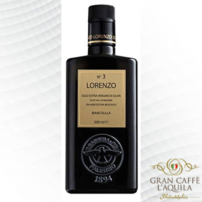 LORENZO #3 - VAL DI MAZARA DOP, ORGANIC BIANCOLILLA EVOO - 500ml