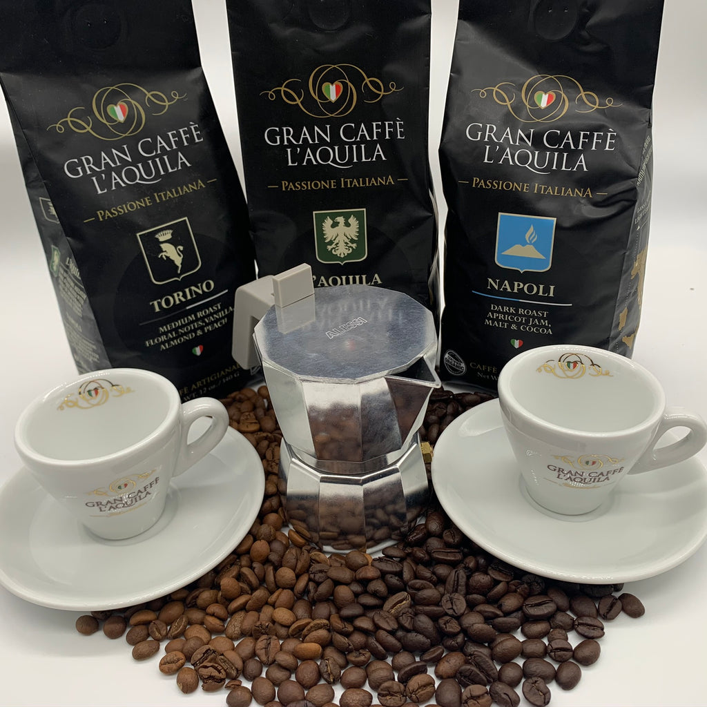 ITALIAN COFFEE EXPERIENCE GIFT SET – GranCaffeLAquila