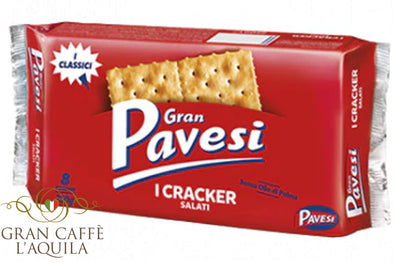 GRAN PAVESI IL CRACKER SALATO (Salted Crackers made with Wheat Flour)