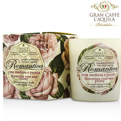 FLORENTINE ROSE & PEONY LUXURY SCENTED CANDLE
