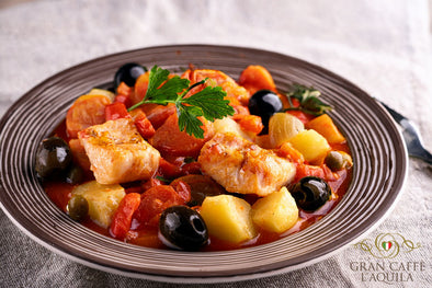 BACCALA IN UMIDO- Weekly City Menu- Week 32 Pescara, Abruzzo (Aug 11-17, 2025)