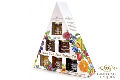 ITALIAN FRUIT JAMS TASTING SET - BORGO DE MEDICI (6 x 1.4oz/40g)