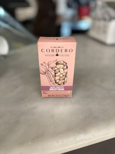 BORLOTTI BEANS, CORDERO 8.8oz