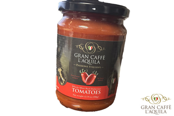 WHOLE MINI RED DATTERINO TOMATOES - GRAN CAFFE L'AQUILA 12.35oz/350g