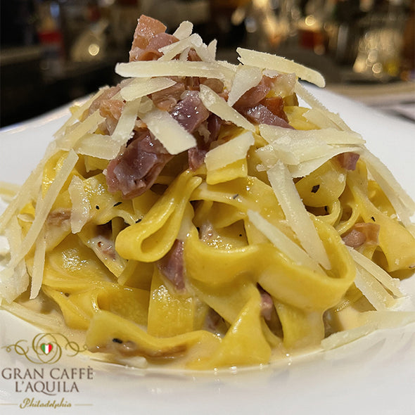 PASTA ALLA PAPALINA --  Weekly City Menu- Week 3/4 -Roma, Lazio (Jan 19-Feb 1, 2025)