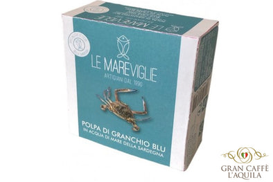 LE MAREVIGLIE - POLPA DI GRANCHIO BLU IN ACQUA DI MARE DELLA SARDEGNA 175g