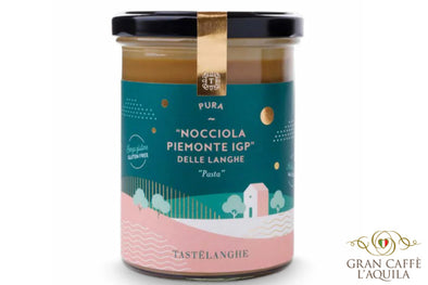 TASTELANGHE PURA "NOCCIOLA PIEMONTE IGP DELLE LANGHE" PASTE - SMOOTH HAZELNUT BUTTER 10.58oz/300g