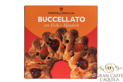 BUCCELLATO CON FICHI E MANDORLE- FRATELLI SICLIA 14.1oz/400g