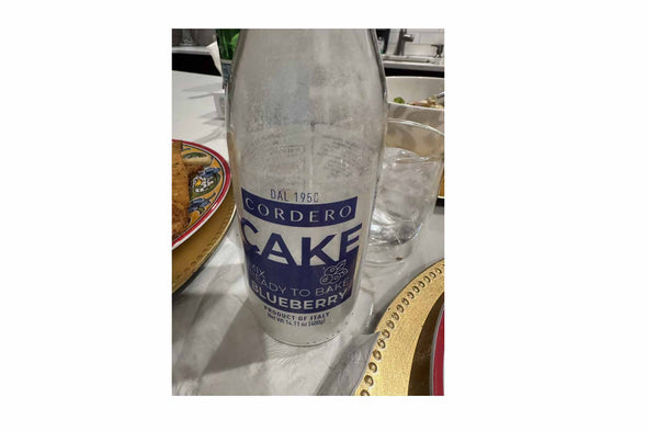 BLUEBERRY CAKE IN A JAR -CORDERO 14oz