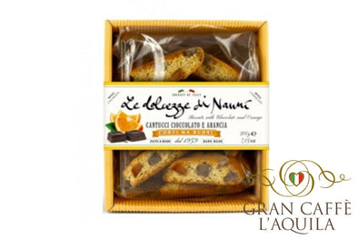 CANTUCCI CON CIOCCOLATO E ARANCIA - LE DOLCEZZE DI NANNI (7.1oz/200g)