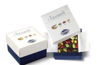 I PAISANELLI - ASSORTED SUGARCOATED PISTACHIOS - WILLIAM DICARLO 210g