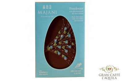 MAJANI DARK CHOCOLATE WITH HAND DRAWN CHOCOLATE DECORATIONS 9.5oz