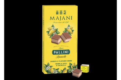 MAJANI CREMINI AL GUSTO DI LIMONCELLO  (Limoncello Flavored Chocolate Pralines) 3.5oz