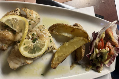 SPIGOLA AL FORNO-  Weekly City Menu- Week 33 Sorrento, Campania (Aug 18-24, 2025)