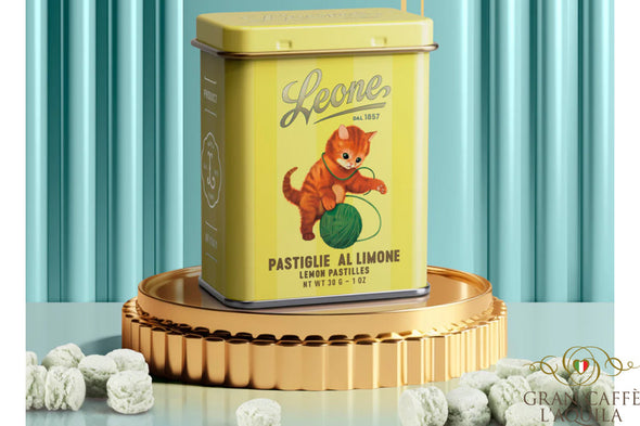 LIMONE (Lemon) - PASTIGLIES BY LEONE - COLLECTORS TIN 30g