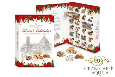 ADVENT CALENDAR ITALIAN COOKIES CHRISTMAS COLLECTION FULL MONTH- BORGO DE MEDICI