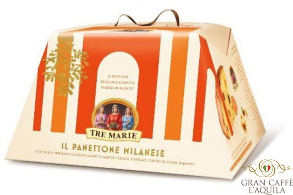 IL PANETTONE MILANESE with RAISINS & CANDIED CITRUS FRUITS- TRE MARIE (1lb 10.4oz/750g)