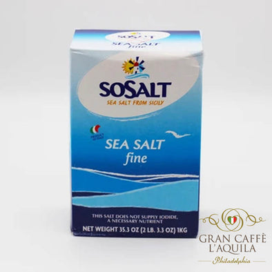 SOSALT- SICILIAN SEA SALT FINE  1 KILO