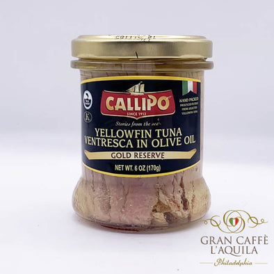 CALLIPO ITALIAN YELLOWFIN VENTRESCA TUNA IN OLIVE OIL